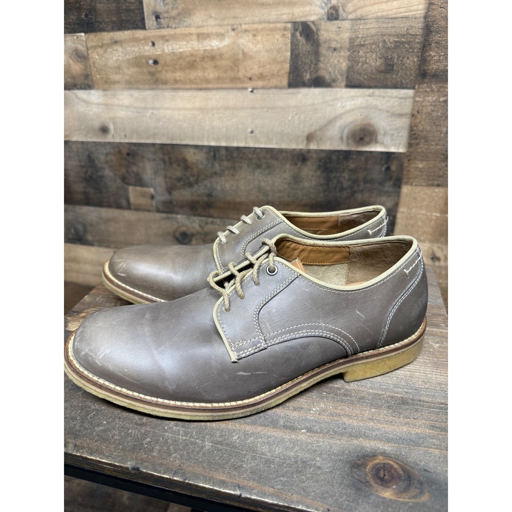 Johnston & Murphy 1850 Men's Brown Leather Memory Foam Dress Shoes Size 8.5M